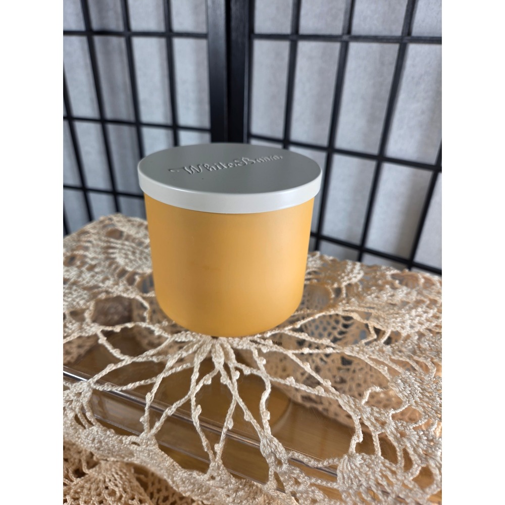 White Barn Cardamom & Vetiver 3-Wick Scented Candle 14.5oz Mustard Yellow Jar - Picture 6 of 6